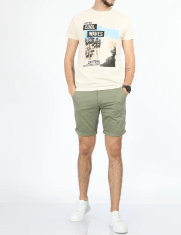 Tricou Milano Bulls, crem Crem
