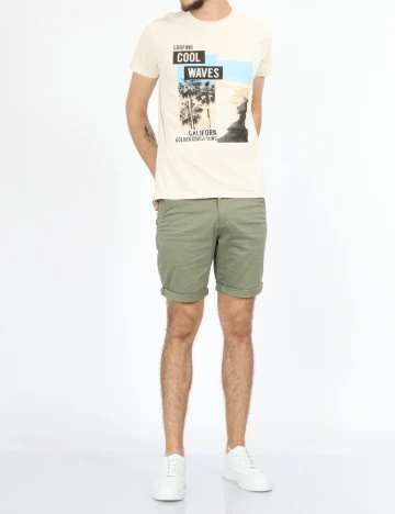 Tricou Milano Bulls, crem Crem