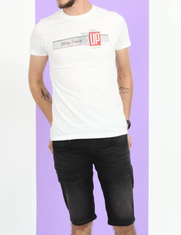 Tricou Milano Bulls, alb