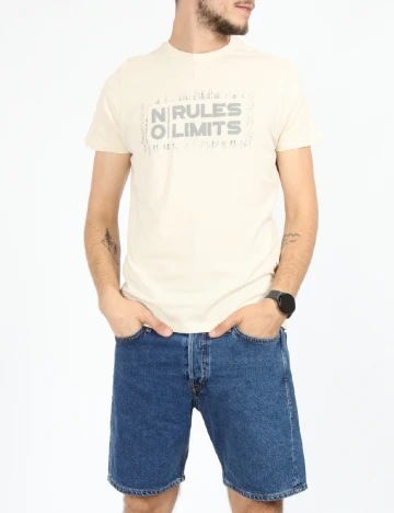 Tricou Milano Bulls, crem Crem