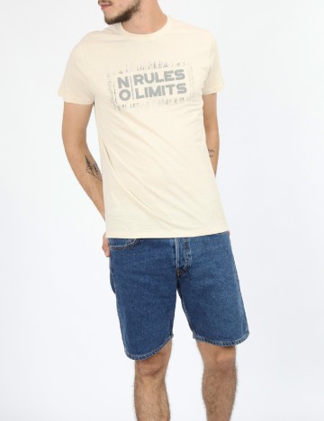 Tricou Milano Bulls, crem