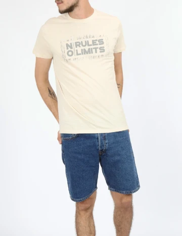 Tricou Milano Bulls, crem Crem