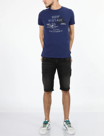 Tricou Milano Bulls, bleumarin