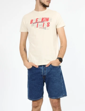 Tricou Milano Bulls, crem
