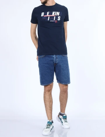 Tricou Milano Bulls, bleumarin
