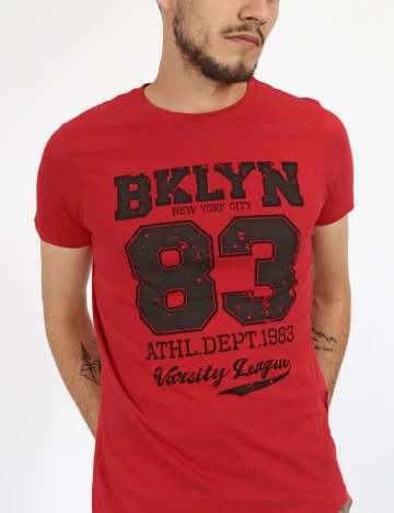 Tricou Milano Bulls, rosu
