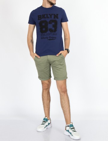 Tricou Milano Bulls, bleumarin