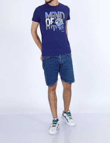 Tricou Milano Bulls, albastru