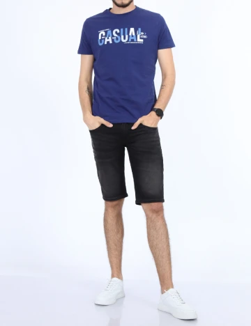 Tricou Milano Bulls, bleumarin