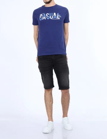 Tricou Milano Bulls, bleumarin