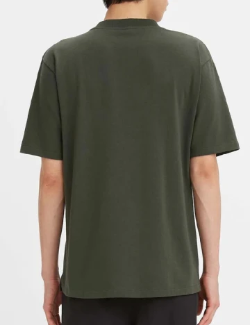 Tricou Oversize Levi S, verde inchis