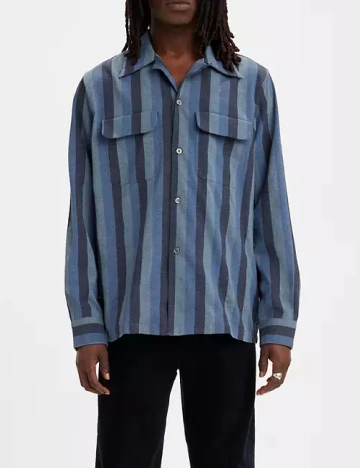 Camasa Levi S, bleumarin Albastru
