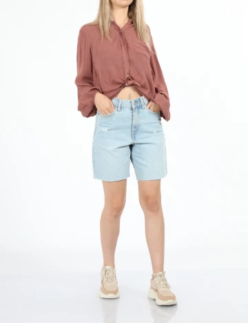 Pantaloni scurti Miss Selfridge, albastru