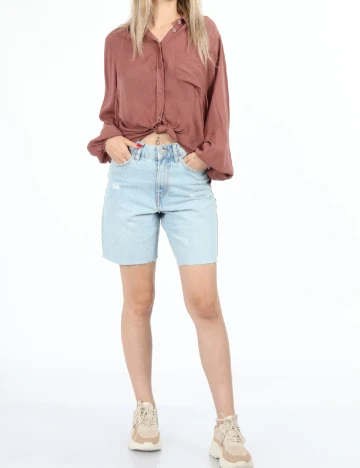 Pantaloni scurti Miss Selfridge, albastru