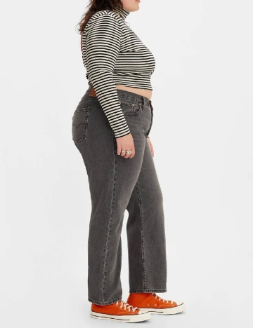 Blugi Levi S Plus Size, gri