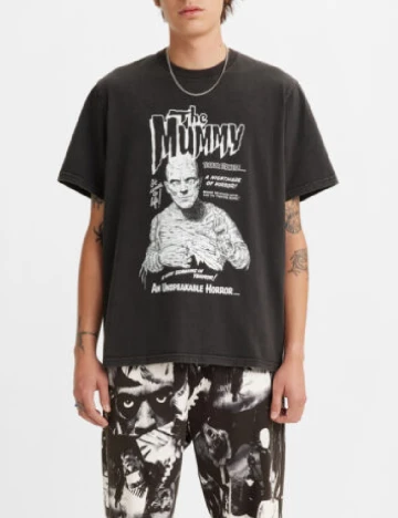 Tricou Levi S, gri inchis Gri