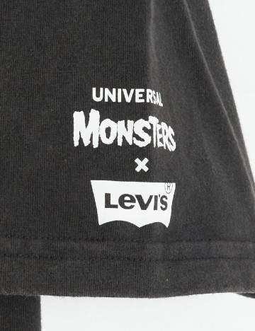 Tricou Levi S, gri inchis