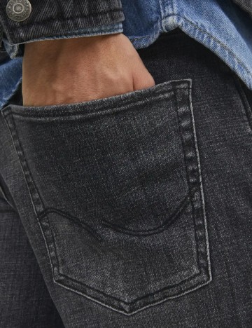 Blugi Jack&Jones, gri inchis