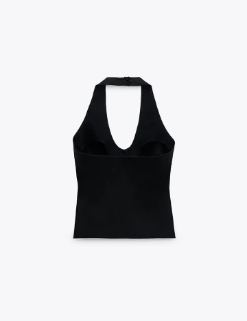 Top Zara, negru, XS Negru
