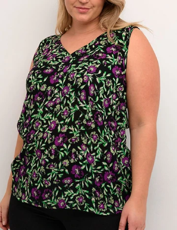 Bluza Kaffe Curve, negru Negru