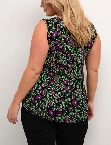 Bluza Kaffe Curve, negru Negru