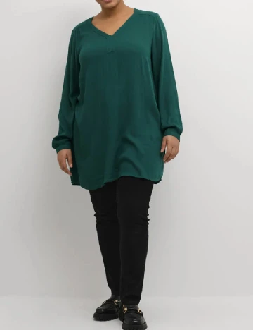Bluza Kaffe Curve, verde Verde