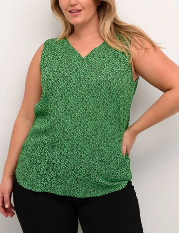 Bluza Kaffe Curve, verde Verde