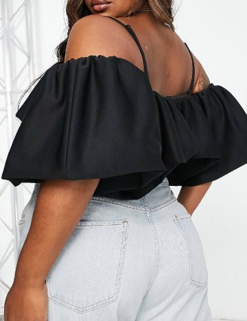 Top ASOS Curve, negru