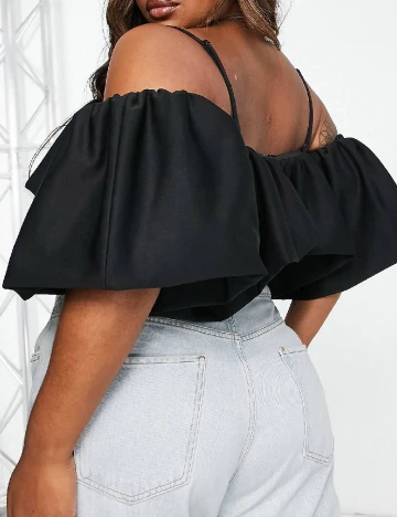 Top ASOS Curve, negru