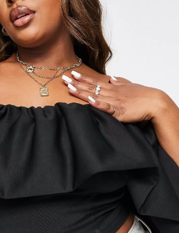 Top ASOS Curve, negru