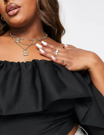 Top ASOS Curve, negru
