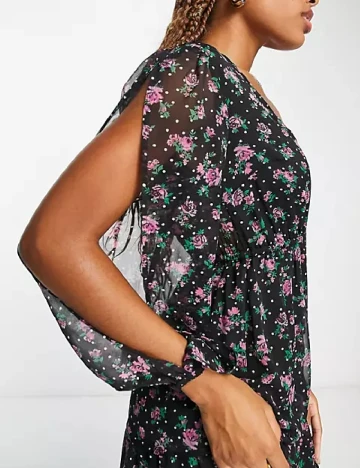 Rochie medie Miss Selfridge, negru