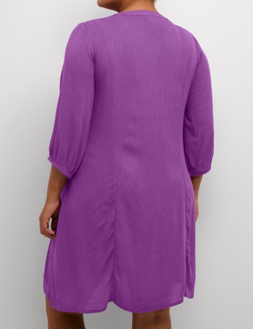 Rochie scurta Kaffe Curve, mov