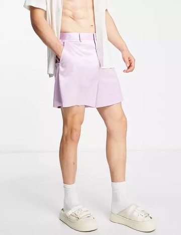 
						Pantaloni scurti ASOS, roz
