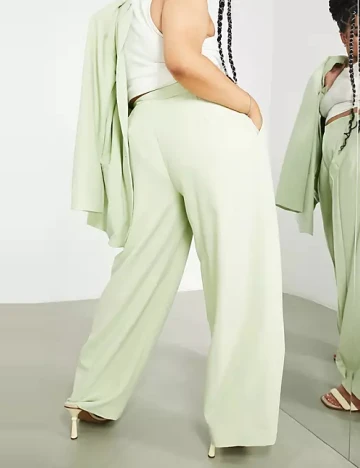 Pantaloni ASOS Curve, verde