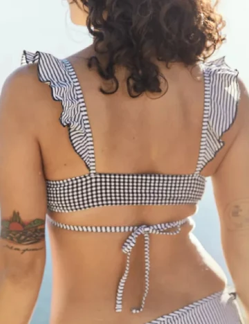 Sutien de baie Aerie, alb/negru