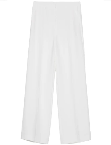 Pantaloni Zara, alb, S