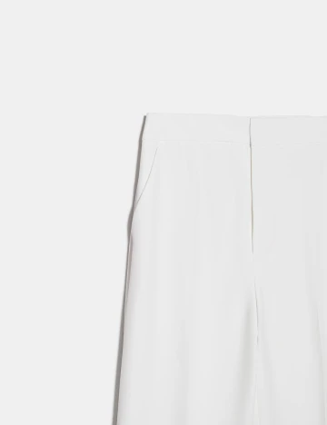 Pantaloni Zara, alb, S