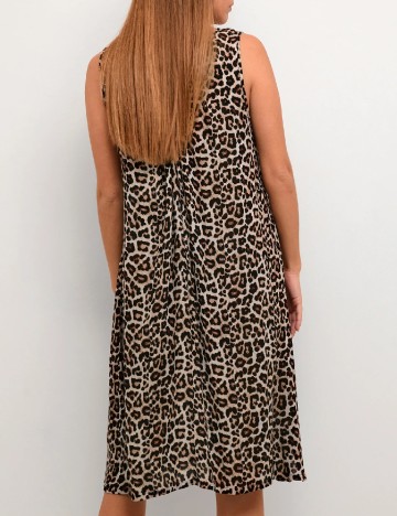 Rochie scurta Kaffe, animal print