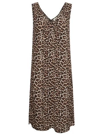 Rochie scurta Kaffe, animal print