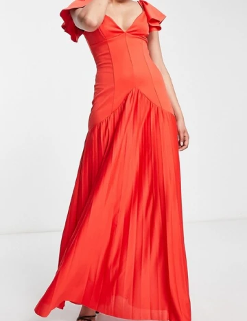 Rochie lunga ASOS, rosu Rosu