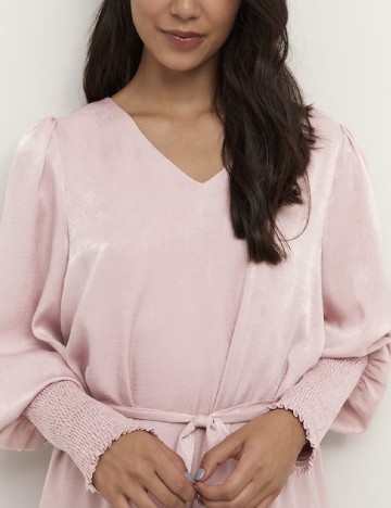 Rochie lunga Kaffe, roz