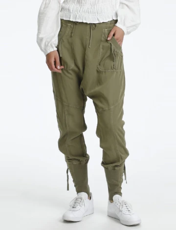 Pantaloni Cream, verde