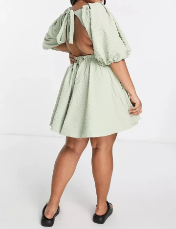 Rochie scurta ASOS Curve, verde Verde