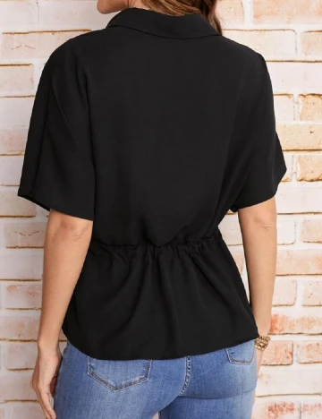 Camasa SHEIN, negru Negru