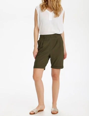 Pantaloni scurti Kaffe, kaki