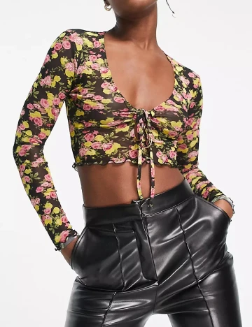 Top Miss Selfridge, floral Floral print