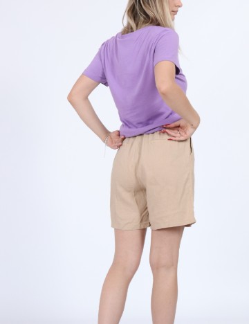 Pantaloni scurti Culture, crem