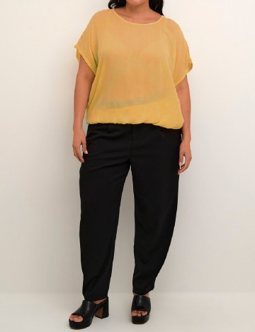 
						Bluza Kaffe Curve, galben