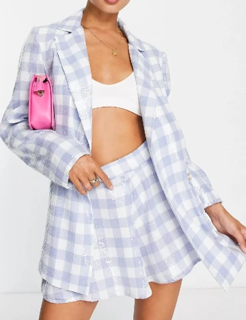 Pantaloni scurti ASOS, albastru Albastru